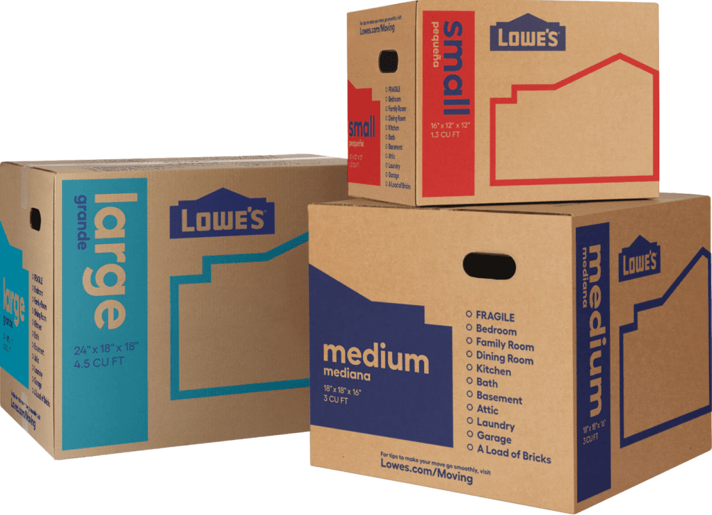 Lowe's Shipping Boxes